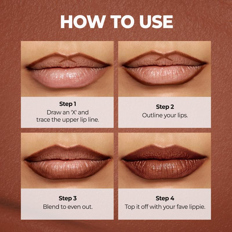 Smooth Lip Liner Creamy, Blendable Color with Smooth Application