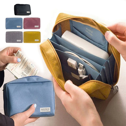 Bankbook Bag Financial Management Digital Storage Bag Cosmetic Bag Bill Certificate Seal Bag Waterproof